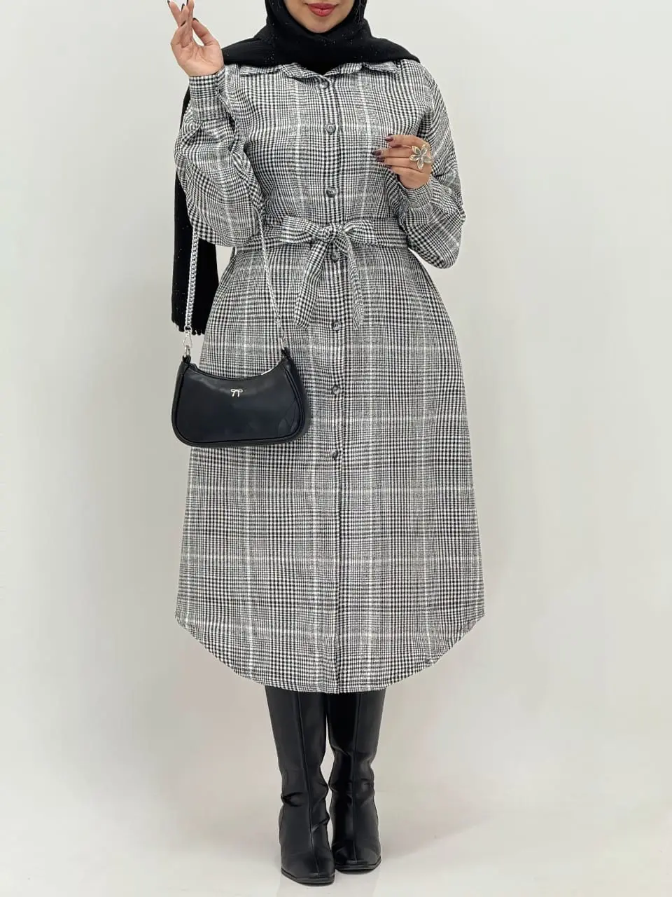 3564-مانتو پاییزه شایلین